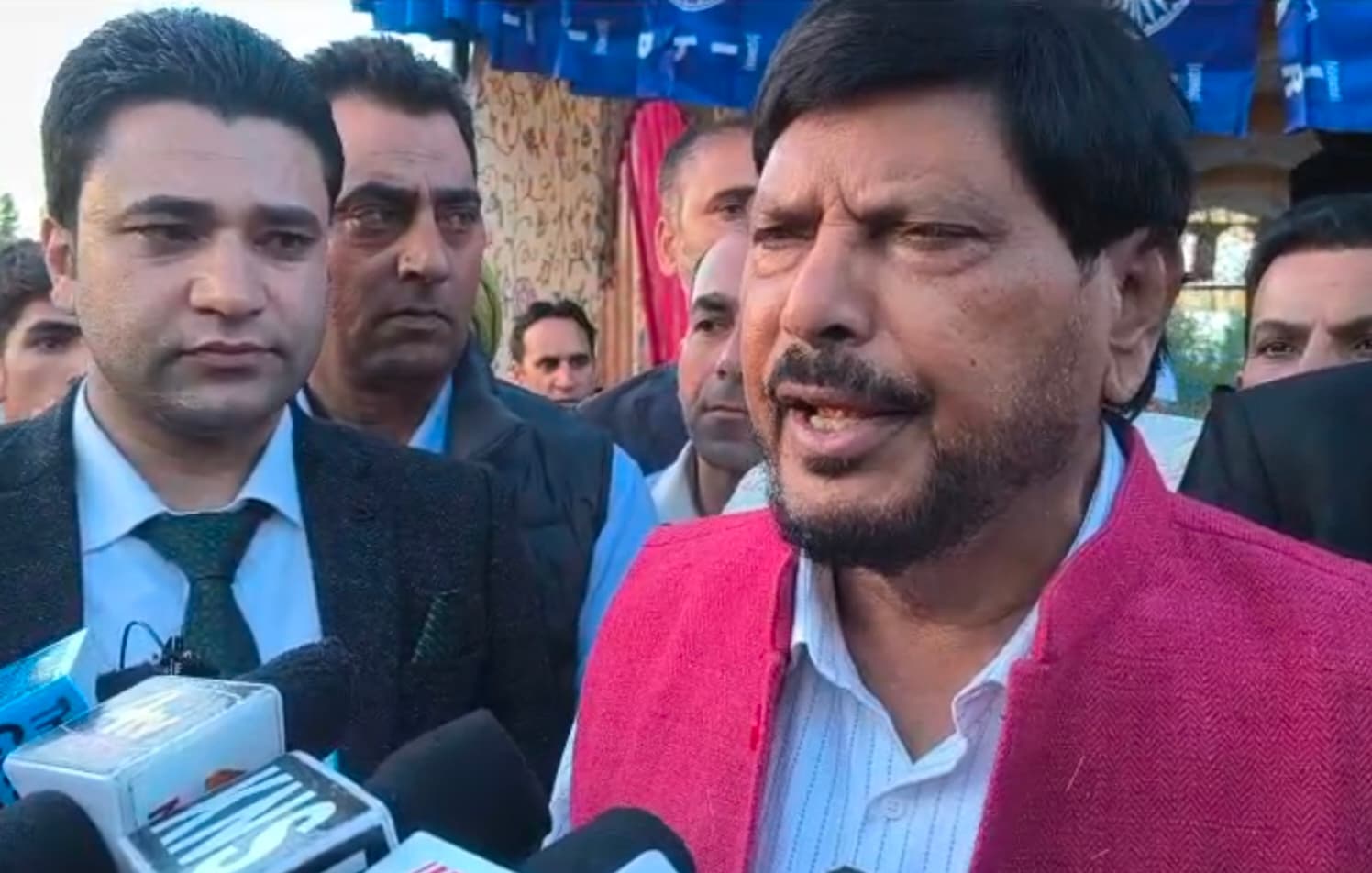 Union Minister Ramdas Athawale Addresses Public Meetings in Kulgam, Exudes Confidence in RPI’s Growth