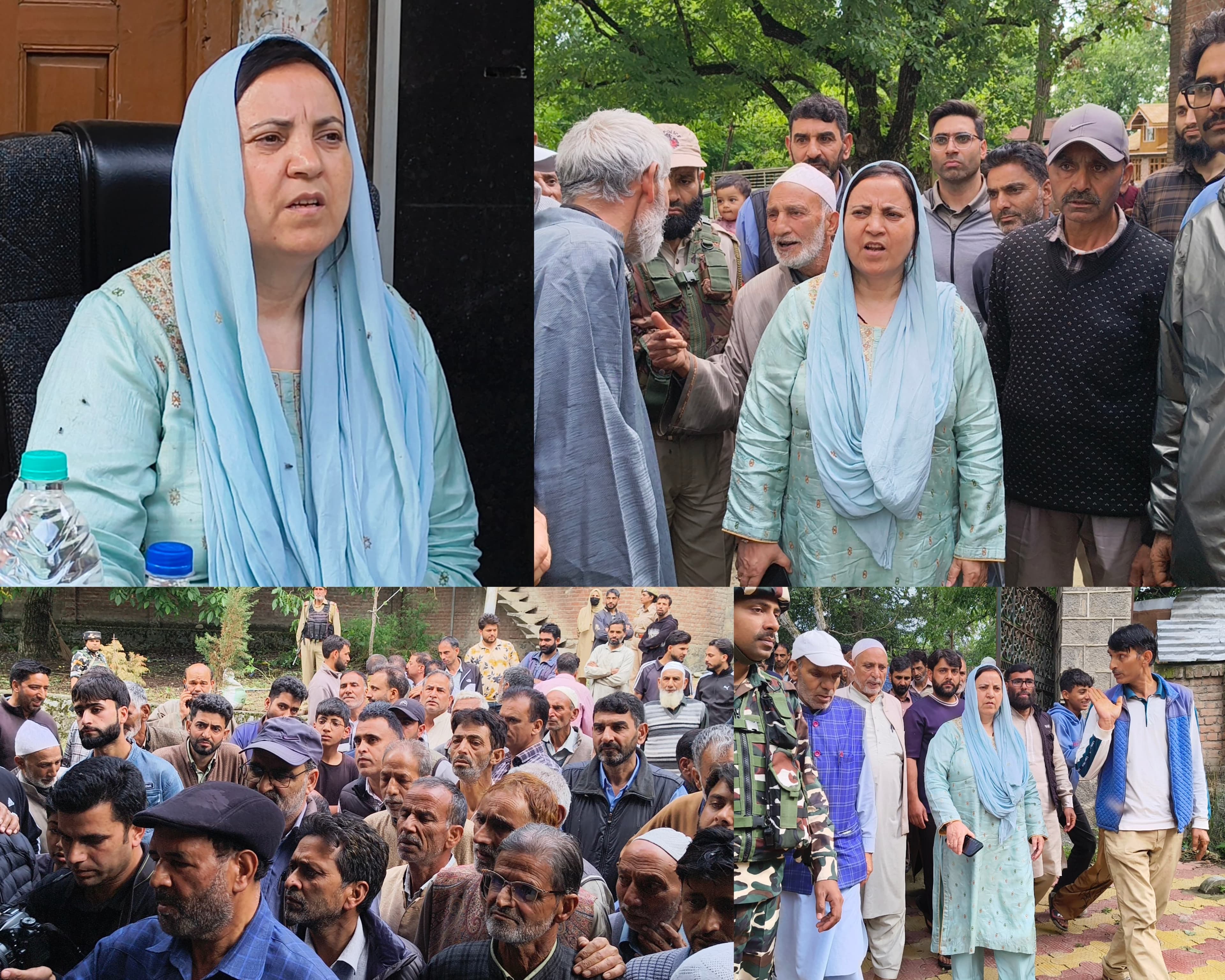 Health Minister Sakina Itoo Reviews Muharram Arrangements at Kulgam's Shahoo*