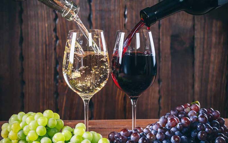 benefits of white wine, benefits of red wine